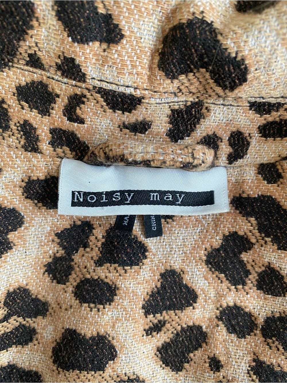 Noisy may Leopard Print Coat 🐆🖤 - Picture 4 of 5